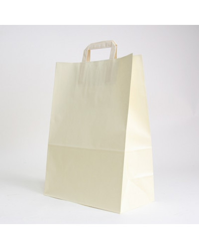 Colored Kraft Flat handles bag