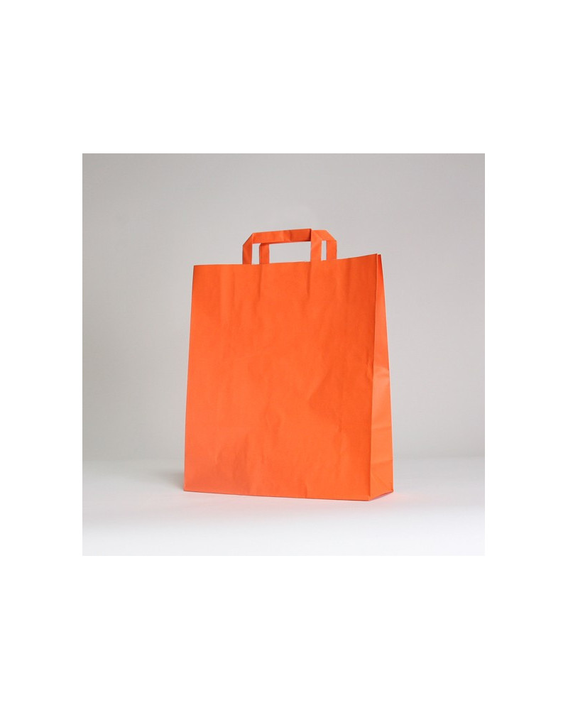 Colored Kraft Flat handles bag