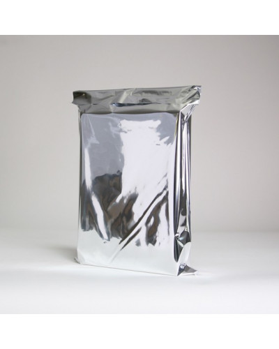 Pochette métallisée aluminium