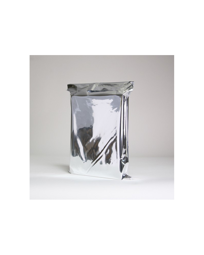 Pochette métallisée aluminium