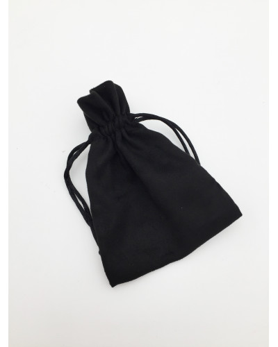 Suede pouch