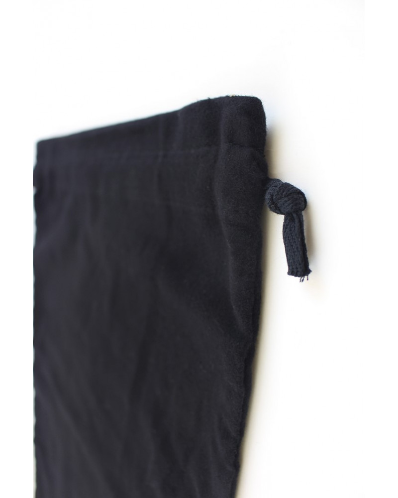 Pochette en coton gratés