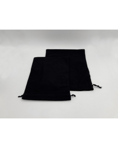 Pochette en coton gratés
