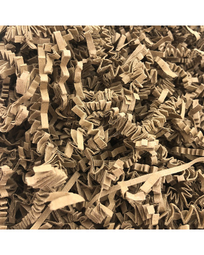 Shredded « Fluffy » paper filler for boxes