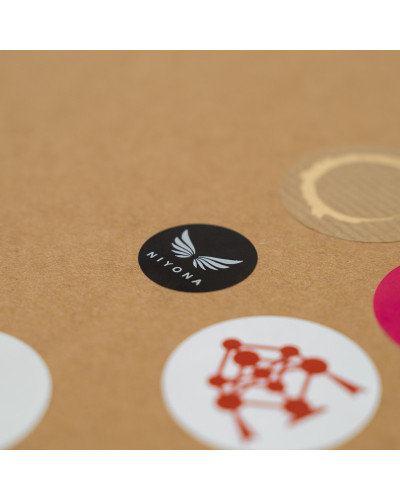 Autocollant rond