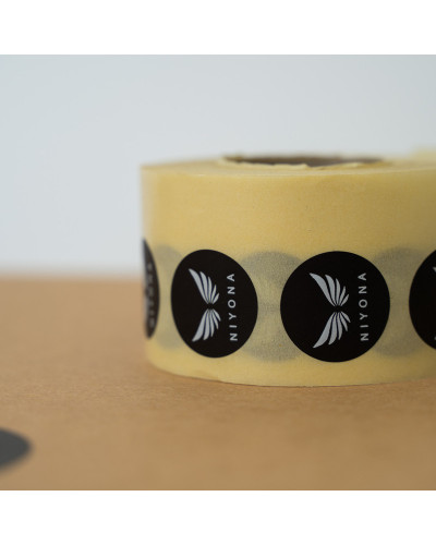 Autocollant rond