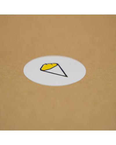 Autocollant rond