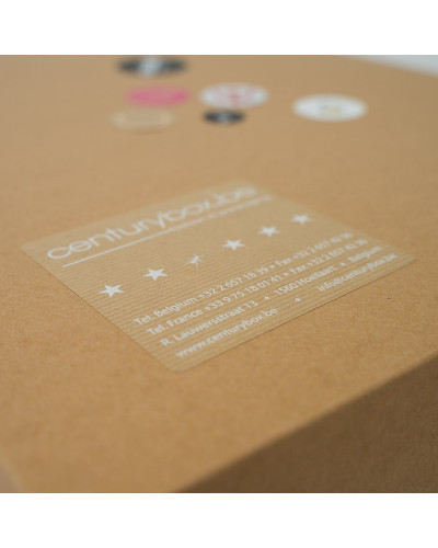 Rectangular sticker