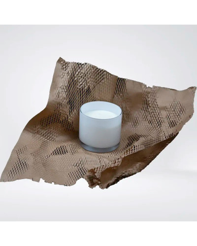 Papel de regalo en forma de panal