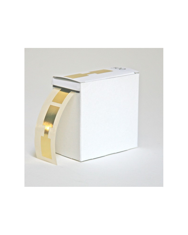 Autocollant lunette rectangulaire